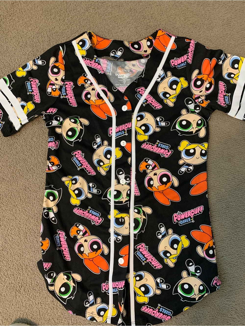 Powerpuff Girls Baseball Jersey